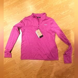 Nike Pink Quarter-Zip Dri-Fit sz Med